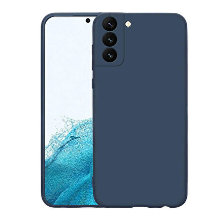 Galaxy S22 Uyumlu Zore Mara Lansman Kapak-Lacivert