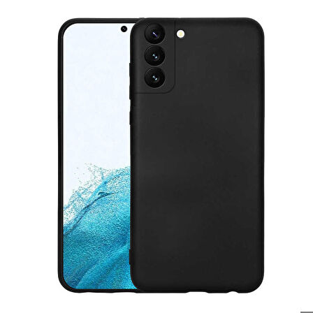 Galaxy S22 Plus Uyumlu Zore Mara Lansman Kapak-Siyah
