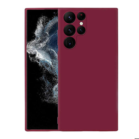 Galaxy S22 Ultra Uyumlu Zore Mara Lansman Kapak-Koyu Mor