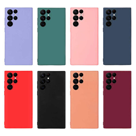 Galaxy S22 Ultra Uyumlu Zore Mara Lansman Kapak-Lila