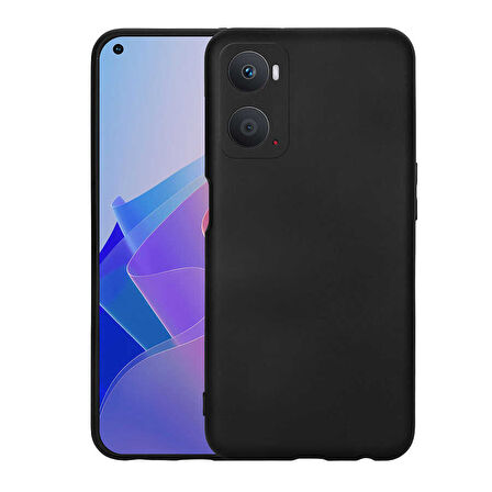 Oppo A96 4G Kılıf Zore Mara Lansman Kapak-Siyah