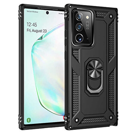Galaxy Note 20 Ultra Uyumlu Zore Vega Kılıf-Siyah