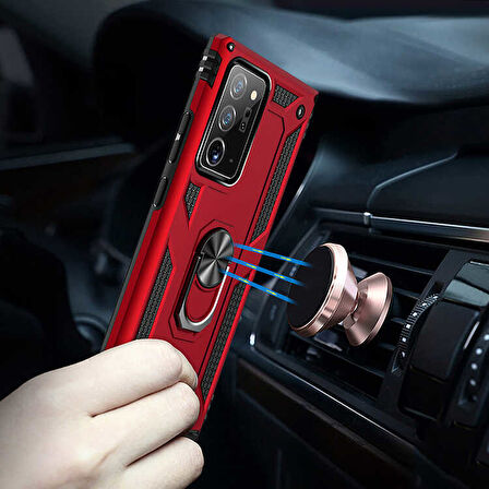 Galaxy Note 20 Ultra Uyumlu Zore Vega Kılıf-Siyah