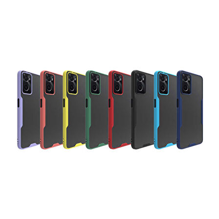 Oppo A96 4G Kılıf Zore Parfe Kapak-Pembe