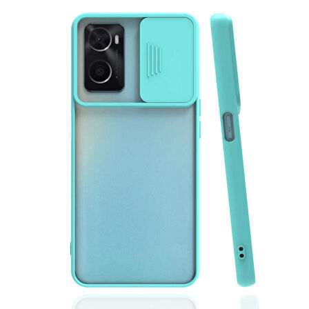 Oppo A36 Kılıf Zore LZYLi Kapak-Turkuaz