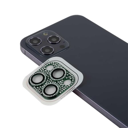 iPhone 13 Pro Max Swarovski Taşlı Tüm Kamera Koruyucu Toz ve Sıvıya Karşı Max Koruma CL-08