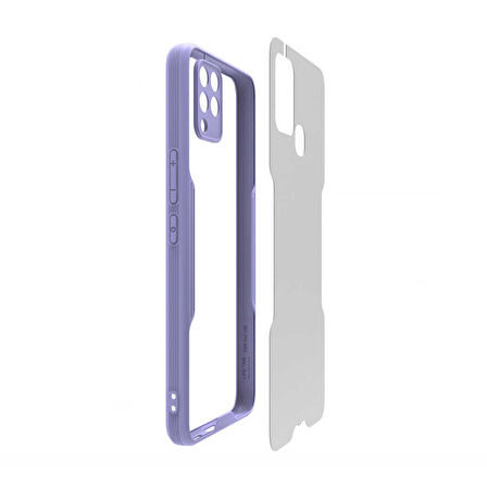 İnfinix Hot 10T Kılıf Zore Parfe Kapak-Pembe