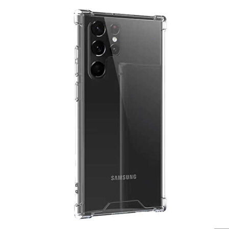 Galaxy S22 Ultra Uyumlu Zore Nitro Anti Shock Silikon-Renksiz