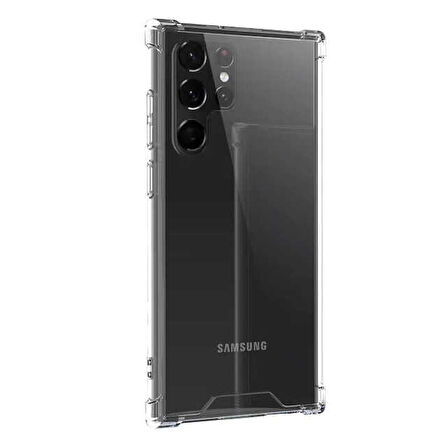 Galaxy S22 Ultra Uyumlu Zore Nitro Anti Shock Silikon-Renksiz