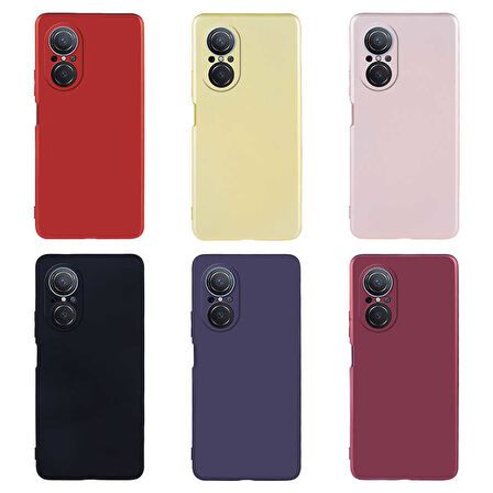 Huawei Nova 9 SE Kılıf Zore Premier Silikon Kapak-Kırmızı