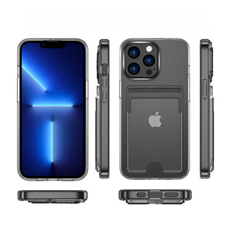 Apple iPhone 12 Pro Max Kılıf Zore ZYLa Kapak-Renksiz