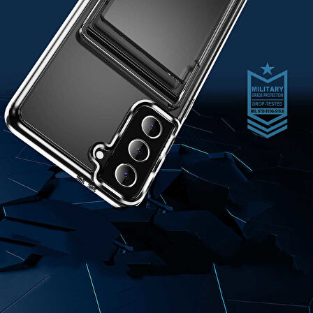 Galaxy S21 Plus Uyumlu Zore NSM-a Kılıf-Renksiz