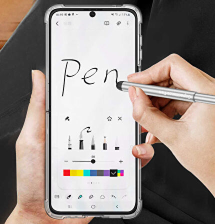 ​OMSY Pencil 06 Dokunmatik Çizim Kalemi-Gümüş