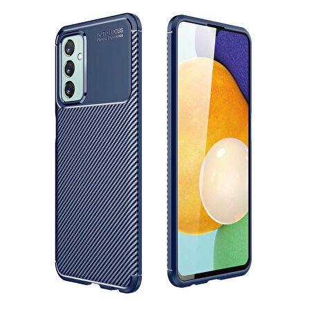 Galaxy M23 Uyumlu Zore Negro Silikon Kapak-Lacivert