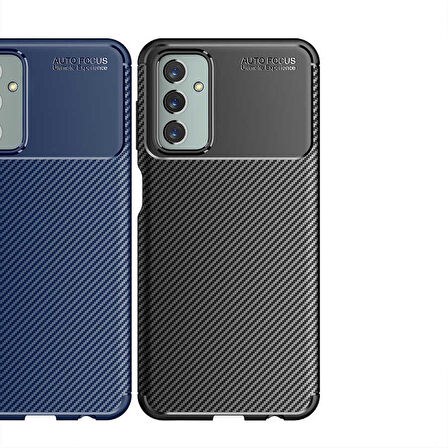 Galaxy M23 Uyumlu Zore Negro Silikon Kapak-Lacivert