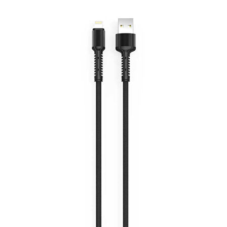 Zore LS64 2 Metre Hasir Lightning İphone Usb Şarj Data Kablosu