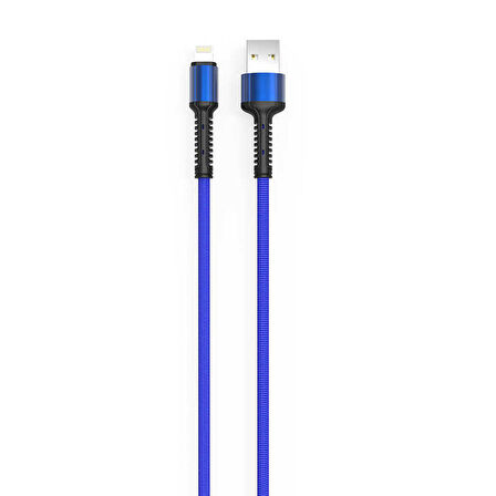 Zore LS65 3 Metre 2.4A Hasir Lightning Usb Şarj Data Kablosu