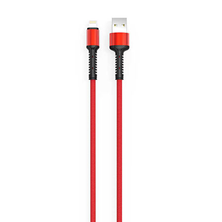 Kırmızı LS65 Lightning Usb Kablo-Zore