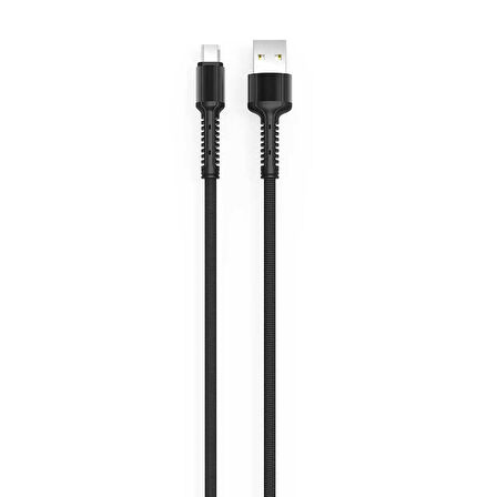 Zore LS65 2.4A  3 Metre Örgü Micro Usb Şarj Data  Kablo