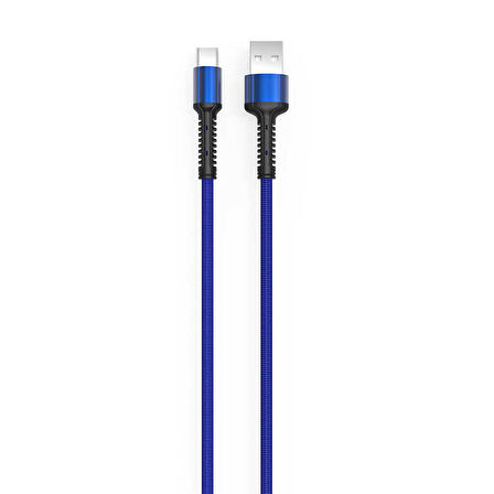 Zore LS65 2.4A 3 Metre Hasir  Type-C Usb Şarj Data Kablosu