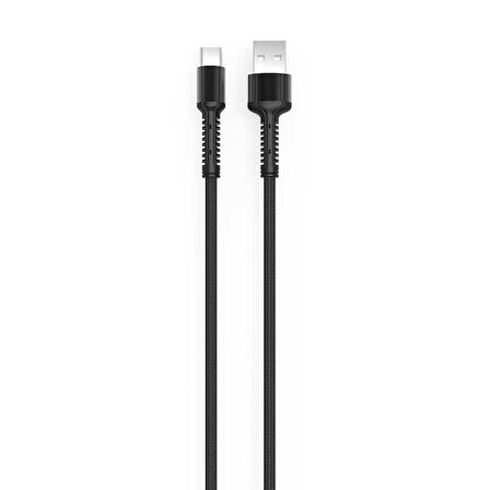 Zore LS65 2.4A 3 Metre Hasir  Type-C Usb Şarj Data Kablosu