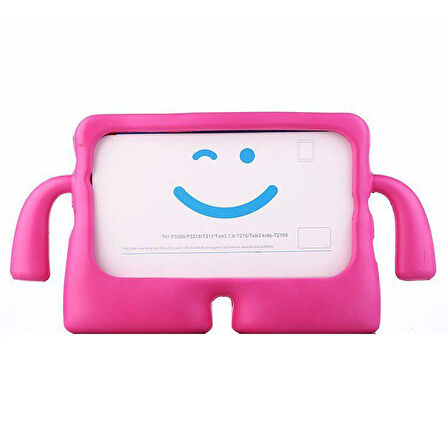 Galaxy Tab A8 10.5 SM-X200 (2021)  Uyumlu ​MKST iBuy Standlı Tablet Kılıf-Pembe Koyu