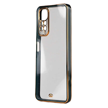 Xiaomi Redmi Note 11S Global Kılıf Zore Voit Clear Kapak-Yeşil