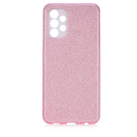 Galaxy A33 5G Uyumlu Zore Shining Silikon-Rose Gold