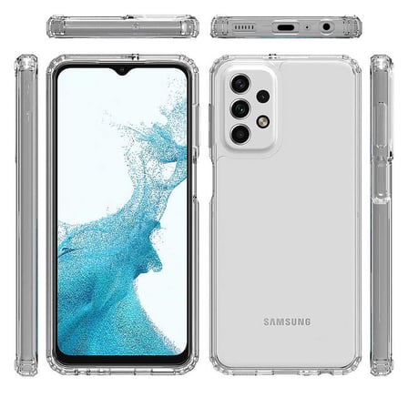 Galaxy A23 Kılıf Darbe Önleyici Anti Shock Özellikli Kamera Korumalı 2mm Silikon Novatech