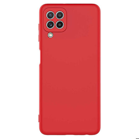 Galaxy A22 4G Uyumlu Zore Mara Lansman Kapak-Kırmızı