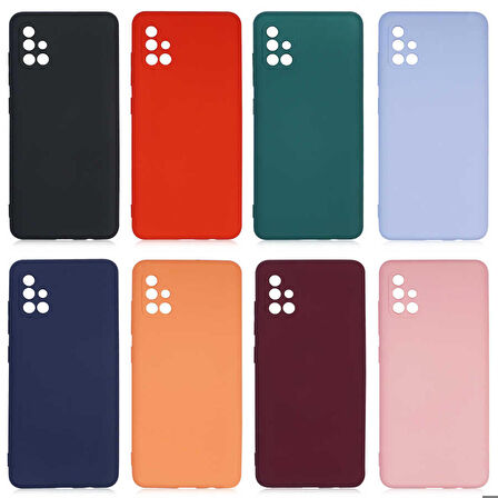 Galaxy A51 Uyumlu Zore Mara Lansman Kapak-Kırmızı