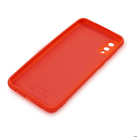 Galaxy A02 Uyumlu Zore Mara Lansman Kapak-Kırmızı