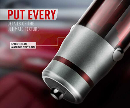 Siyah ZR-C304Q Micro Araç Şarj Seti Zore-CBP