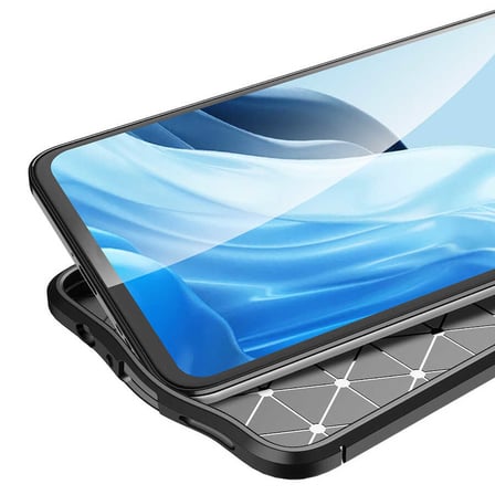 Oppo Reno 7 4G Kılıf Deri Görünümlü Silikon Kamera Korumalı Üstün Koruma Novatech