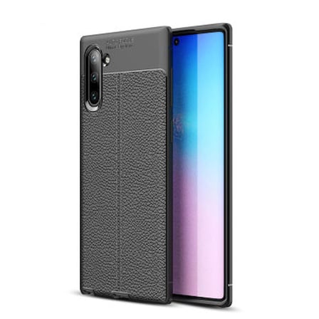 Lexroo Galaxy Note 10 Kılıf Lexroo Niss Silikon Kapak - Kırmızı