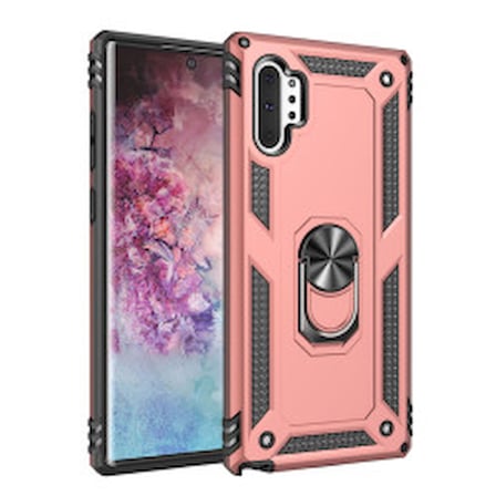 Lexroo Galaxy Note 10 Plus Vega TPU Silikon Sert PC İnce Kılıf - Rose Gold
