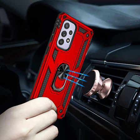 Galaxy A33 5G Uyumlu Zore Vega Kapak-Gri