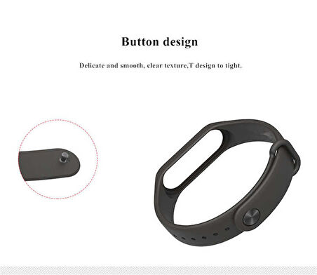 Xiaomi Mi Band 3 Uyumlu Zore Kordon-Pembe