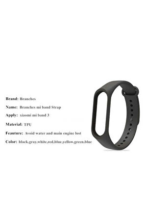 Xiaomi Mi Band 3 Uyumlu Kordon-turuncu