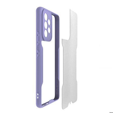 Galaxy A33 5G Uyumlu Zore Parfe Kapak-Lila