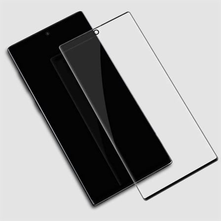 Galaxy Note 10 MKST Süper Pet Ekran Koruyucu Jelatin - Siyah