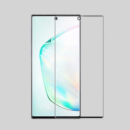 Galaxy Note 10 MKST Süper Pet Ekran Koruyucu Jelatin - Siyah