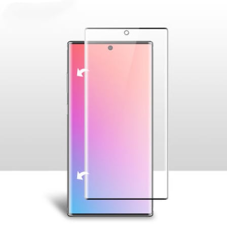 Lexroo Galaxy Note 10 Süper Pet Ekran Koruyucu Jelatin - Siyah