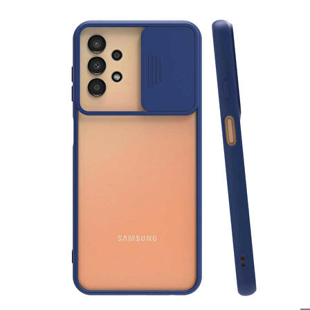 Galaxy A33 5G Uyumlu Zore Lensi Kapak-Lacivert