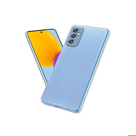 Galaxy A03S Uyumlu Zore Kamera Korumalı Süper Silikon Kapak-Renksiz