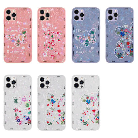 iPhone 13 Pro Uyumlu Desenli Sert Silikon NRTK Mumila Kılıf-White Bear