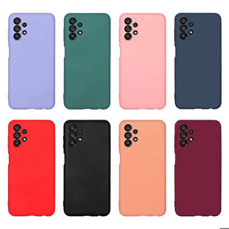 Galaxy A23 Uyumlu Zore Mara Lansman Kapak-Koyu Mor