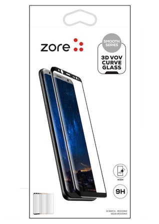 Galaxy Note 10 Plus MKST 3D Vov Curve Glass Ekran Koruyucu - Siyah