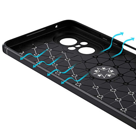 Huawei Nova 9 SE Kılıf Zore Ravel Silikon Kapak-Siyah