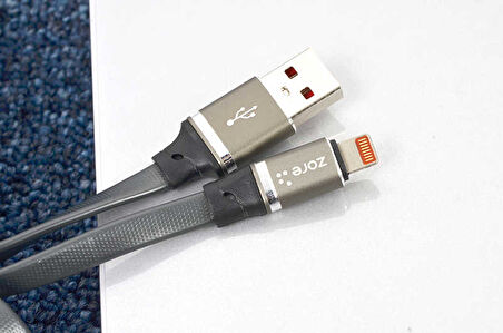 Siyah Lightning Vera Usb Kablo-Zore
